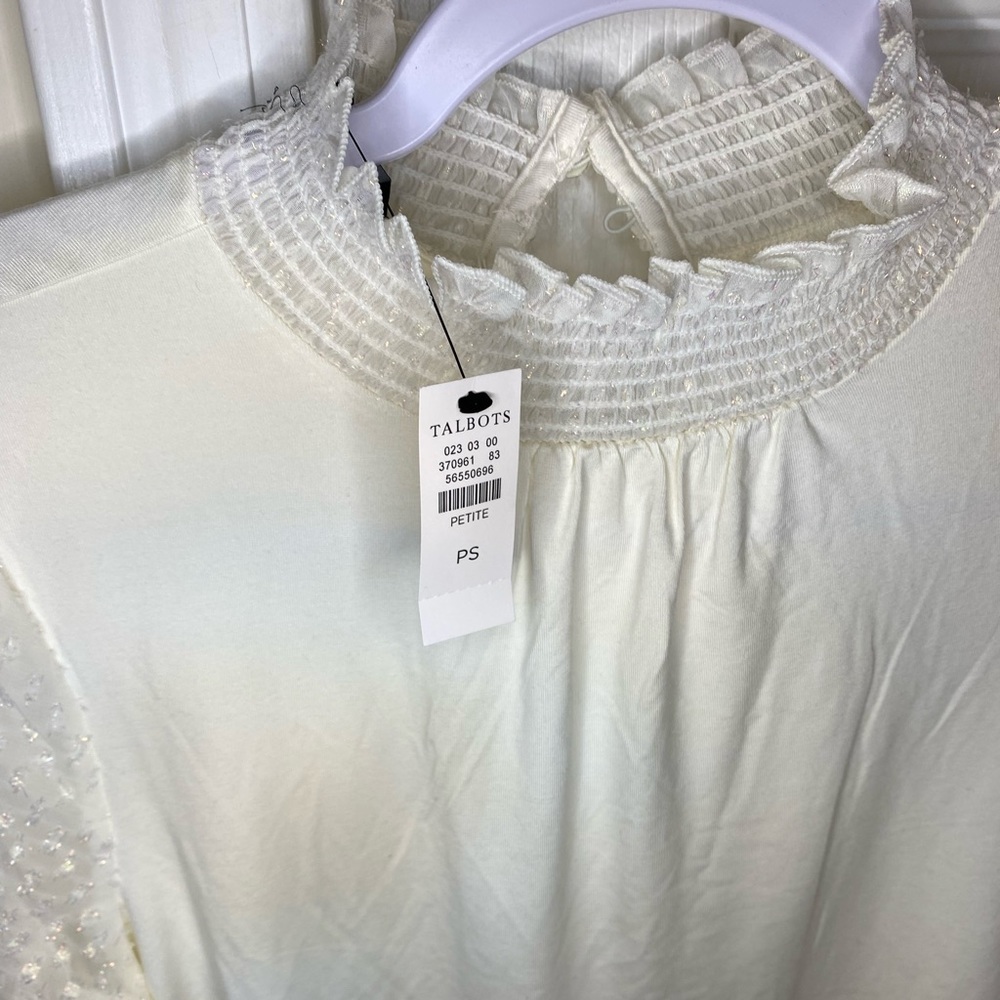 TALBOTS white blouse